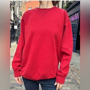 Brandy Melville Erica sweatshirt / crewneck in red